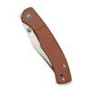 CIVIVI Clingman C23065-3, Brown Canvas Micarta Handle, 2.99" Satin Nitro-V Blade, Liner Lock