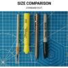 Tactile Turn Titanium Bolt Action Pen - Standard Length 5.6" - Refillable Retractable Ink