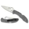 Spyderco Delica 4 Lightweight - 2.9" Satin VG-10 Blade, Grey FRN Handle - C11FPGY