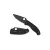 Spyderco Tenacious Lightweight - 3.39" Black 8Cr13MoV Blade, Black FRN Handle - C122PBBK