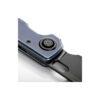 Vosteed Akita 2.94" Black Stonewashed S35VN Blade, Blue Aluminium Handle, Vanchor Lock - A2401