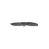 Vosteed Corsair - 3.25" Black Stonewash Nitro-V Blade, Green Micarta Handle, Crossbar Lock - CS29NPMN