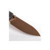 Vosteed Raccoon Crossbar Lock - 3.25" Copper Dune 14C28N Blade, Black Micarta Handle - A0539