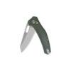 QSP Emu QS164-B1, 3.25" Stonewashed 14C28N Blade, Green Micarta Handle, Glyde Lock