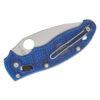Spyderco Manix 2 Lightweight - 3.37" Satin CTS BD1N Blade, Translucent Blue FRCP Handle - C101PBL2