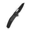 QSP Emu QS164-A2, 3.25" Black 14C28N Blade, Black Micarta Handle, Glyde Lock