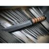 KA-BAR USMC 125th Anniversary Knife, 7" Fixed Blade, Leather Handles, Leather Pouch KA9226
