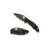 Spyderco Manix 2 Lightweight - 3.47" Black CTS BD1N Blade, Black FRCP Handle - C101PBBK2