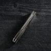 Jack Wolf Knives Big Bro Jack, Steel Series, 2.94" 14C28N Blade, Black Burlap Micarta Scales, Slip Joint
