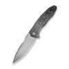 WE Knife Co. Archeozoic WE23091-2, 4" Hand Rubbed M390 Blade, Grey Hand Rubbed Titanium Handles