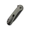 CIVIVI Button Lock Elementum II C18062PD-1, 2.96" Black Stonewashed Nitro-V Blade, Grey Textured Aluminium Handles