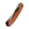 CIVIVI Clingman C23065-3, Brown Canvas Micarta Handle, 2.99" Satin Nitro-V Blade, Liner Lock