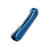 CIVIVI Button Lock Elementum II C18062PD-2, 2.96" Satin Nitro-V Blade, Blue Textured Aluminium Handles
