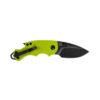 Kershaw Shuffle 8700LIMEBW Multi-Function Folding Knife 2.4" Blackwash Plain Blade, Lime GFN Handles, Liner Lock