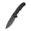 CIVIVI Button Lock Praxis C18026E-DS1, Black Aluminium with Damascus Blade
