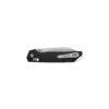 Kershaw Iridium Reverse Tanto 2038R DuraLock KVT Folding Knife 3.4" Stonewashed Reverse Tanto D2 Blade, Black Aluminium Handles