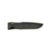 Muela Commando 85-162 Silver/Black - 6.3" Satin Nitro-42 Blade, Black Handle, Black Leather Pouch
