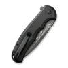 CIVIVI Button Lock Praxis C18026E-DS1, Black Aluminium with Damascus Blade
