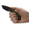 Kershaw Shuffle II 8750TOLBW Multi-Function Folding Knife 2.25" Blackwash Tanto Blade, Olive Green Glass-Filled Nylon Handles, Liner Lock