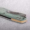 Vosteed Psyop - 3.32" Satin Elmax Blade, Norplex UltreX™ Micarta Handle, Top Liner Lock - A2212