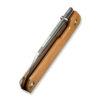 CIVIVI Hid C23008-3, 4.14" Satin 14C28N Reverse Tanto Blade, Brown G10 Handles, Nested Liner Lock