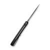 CIVIVI Button Lock Praxis C18026E-DS1, Black Aluminium with Damascus Blade