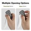 CIVIVI Hyperpulse C23087A-3, Grey Aluminium Handles, 3.5″ Satin 14C28N Blade