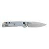 Kershaw Mini Iridium 2051 DuraLock KVT Folding Knife 3" Stonewashed D2 Spear Point Blade, Ice Blue Aluminium Handles, Reversible Clip, AXIS/Crossbar Lock