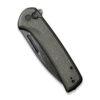 CIVIVI Conspirator C21006-DS1, Dark Green Micarta, 3.48" Damascus Drop Point Blade