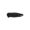 Kershaw Monitor 2041 DuraLock KVT Flipper Knife 3" Black Oxide D2 Spear Point Blade, Black Glass-Reinforced Nylon Handles, Reversible Bayonet Clip, AXIS/Crossbar Lock