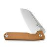 CIVIVI Hid C23008-3, 4.14" Satin 14C28N Reverse Tanto Blade, Brown G10 Handles, Nested Liner Lock