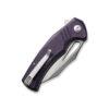 CIVIVI BullTusk C23017-3, Purple Canvas Micarta Handle, 3.48" Satin 14C28N Blade