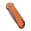 CIVIVI Elementum C907DS-2, Cuibourtia Wood Handle, 2.96" Damascus Blade
