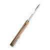 CIVIVI Hid C23008-3, 4.14" Satin 14C28N Reverse Tanto Blade, Brown G10 Handles, Nested Liner Lock