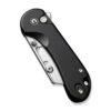 CIVIVI Elementum Utility C23039B-1, Black Aluminium, Button Lock, 2.26" 6Cr Replaceable Utility Blade