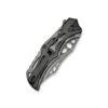 CIVIVI Biophase C23083C-DS1, Skeletonised Aluminium and Carbon Fibre Overlaid G10 Handles, Damascus Blade