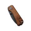 CIVIVI Baby Banter C19068SB-2, Cuibourtia Wood with Black Stonewash Nitro-V Blade