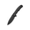 CIVIVI Button Lock Praxis C18026E-1, Black Aluminium Handle, 3.75" Black Stonewashed Nitro-V Blade