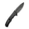 CIVIVI Button Lock Praxis C18026E-DS1, Black Aluminium with Damascus Blade