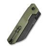 CIVIVI Hid C23008-2, 4.14" Black Stonewashed 14C28N Reverse Tanto Blade, OD Green G10 Handles, Nested Liner Lock