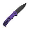 CIVIVI Cogent C20038D-2, Black Stonewashed 14C28N, Purple G10, Button Lock
