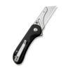 CIVIVI Elementum Utility C23039B-1, Black Aluminium, Button Lock, 2.26" 6Cr Replaceable Utility Blade