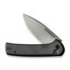 CIVIVI Conspirator C21006-1, Black Micarta, 3.48" Stonewash Nitro-V Drop Point Blade