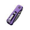 CIVIVI Baby Banter C19068S-4, Purple G10 with Black Stonewash Nitro-V Blade