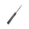 CIVIVI Button Lock Brazen C19059C-1, Black G10, Stonewashed 14C28N Tanto Blade