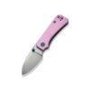 CIVIVI Baby Banter C19068S-10, Powder Pink G10 with Satin Nitro-V Blade