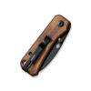CIVIVI Baby Banter C19068SB-2, Cuibourtia Wood with Black Stonewash Nitro-V Blade