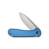 CIVIVI Button Lock Elementum II C18062PD-2, 2.96" Satin Nitro-V Blade, Blue Textured Aluminium Handles