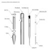 Bastion Slim Bolt Action Pen Titanium - BSTN257