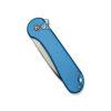 CIVIVI Button Lock Elementum II C18062PD-2, 2.96" Satin Nitro-V Blade, Blue Textured Aluminium Handles